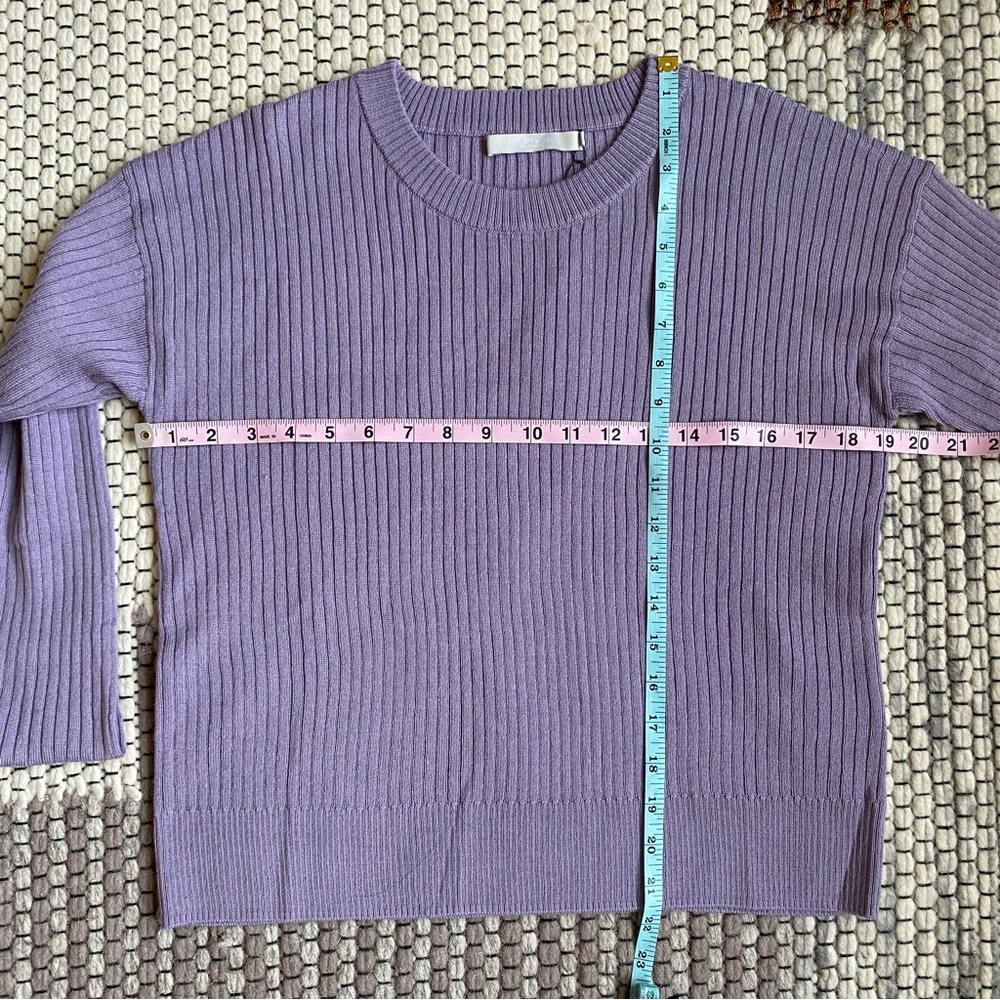 NWT Revolve One Grey Day OGD Olso Pullover in Lavender Size Small - Picture 5 of 6